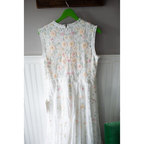 Mac Duggal Embellished Ruffle Mock Neck A-Line Gown NWT - Picture 6 of 6